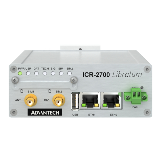 Advantech ICR-2734 User Manual