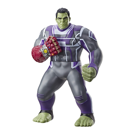 Hasbro MARVEL AVENGERS POWER PUNCH HULK Manual