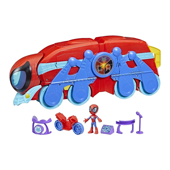 Hasbro Disney Junior MARVEL SPIDEY AMAZING FRIENDS 2-in-1 Spider Raupe Manual