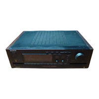 Sony TA-E2000ESD Operating Instructions Manual