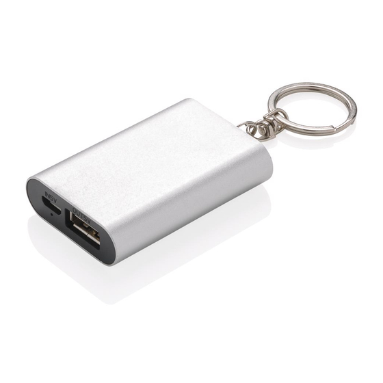 XD COLLECTION P324.19 Keychain Powerbank Manuals