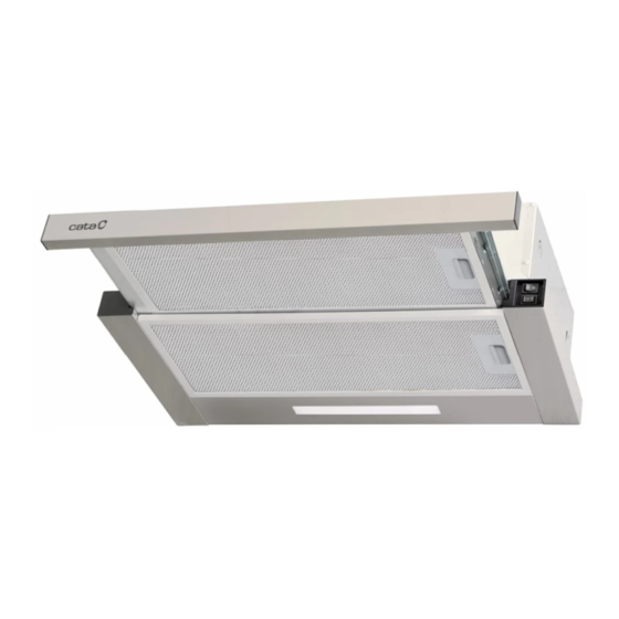 Cata TFB-5060 Installation, Use And Maintenance Instructions