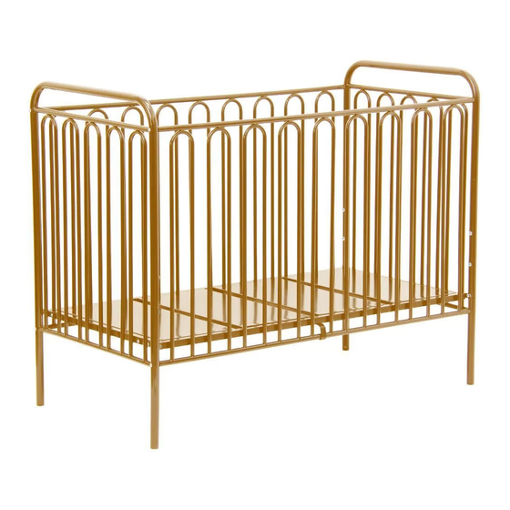Happybeds KIDSAW VINTAGE Metal Cot Assembly Instructions