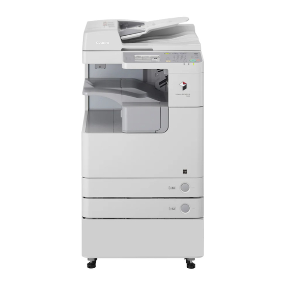 Canon IMAGERUNNER 2525 Product Specifications