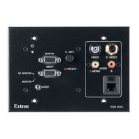 Extron electronics Wall and Floor Box Mountable Interfaces RGB 468xi User Manual