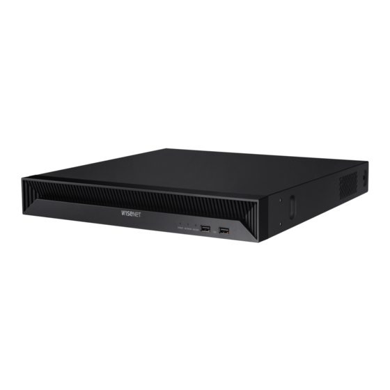 Wisenet QRN-1630S Quick Manual