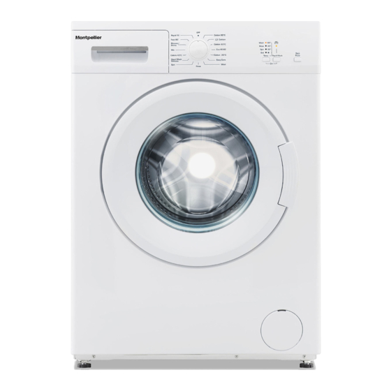 montpellier MWM71400W Washing Machine Manuals