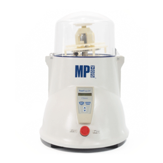 MP Biomedicals FastPrep-24 Classic User Manual