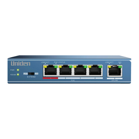 Uniden UCSWITCH5 Owner's Manual