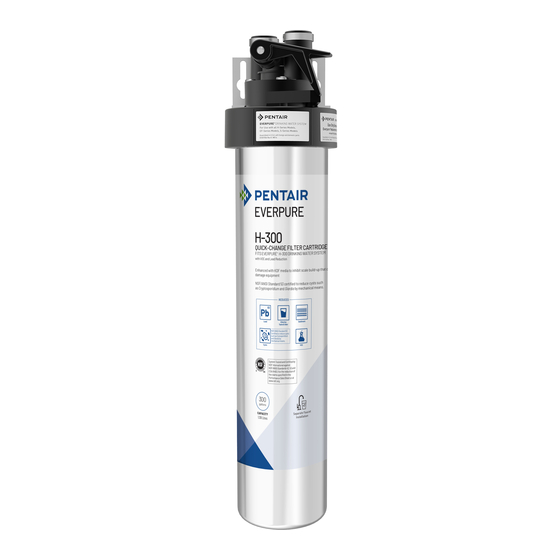 Pentair Everpure H-300 Installation Instructions Manual