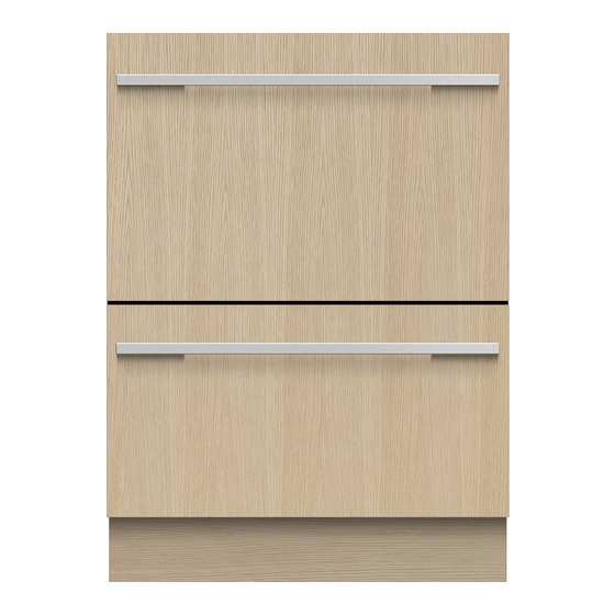 Fisher & Paykel DishDrawer DD60DI9 Service Manual