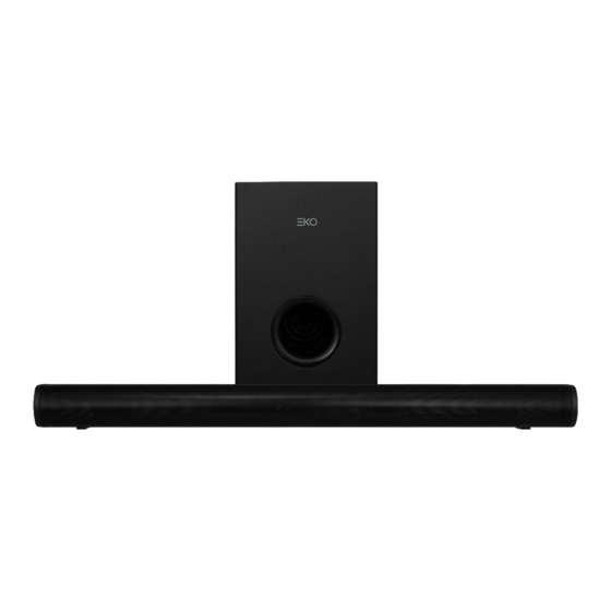 EKO KSB800H 2.1 Channel Soundbar Manuals