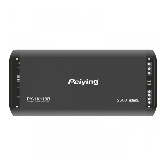 Peiying PY-1K110AB Owner's Manual