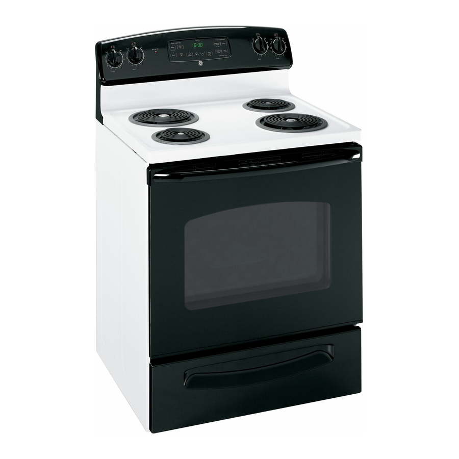 GE Self-Cleaning Electric Range Use And Care & Installation Manual