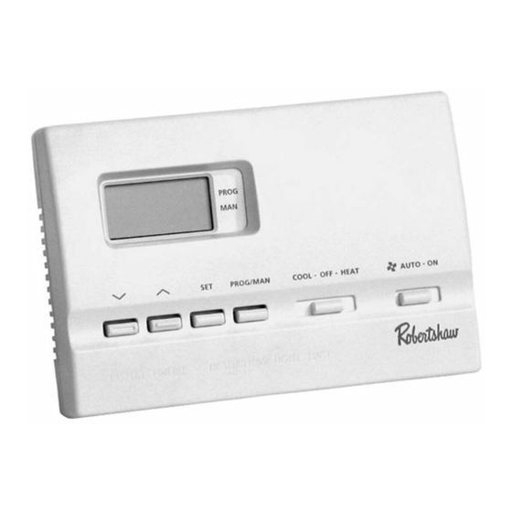 Robertshaw 9620 Quick Start Manual