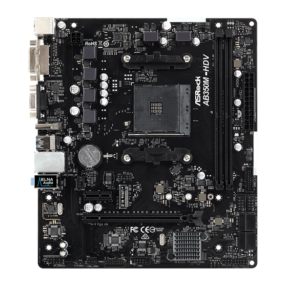 ASROCK A320M-DVS R3.0 Manual