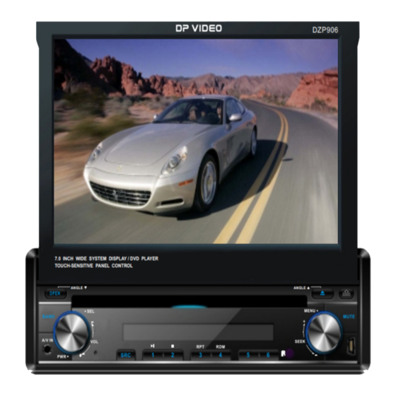 DP VIDEO DZP906 Operation Manual