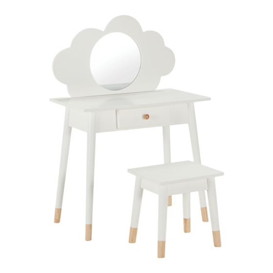 fantastic furniture Cloud Dresser Mirror Set 1 Drawer Manual