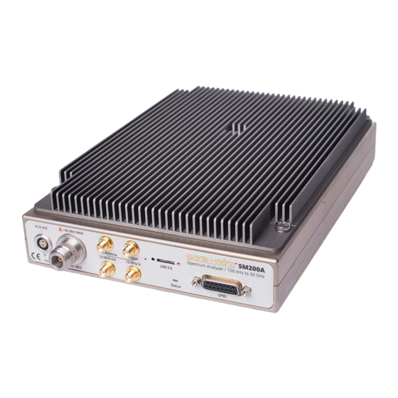 Signal Hound SM200A Product Manual
