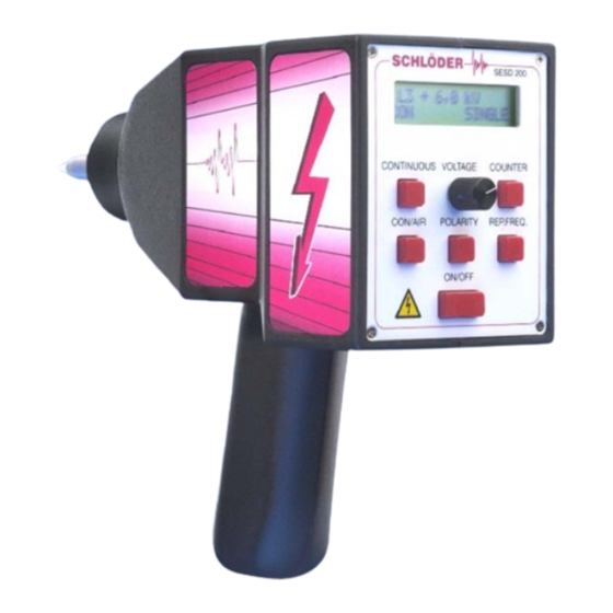 Schloder SESD 200 Manuals