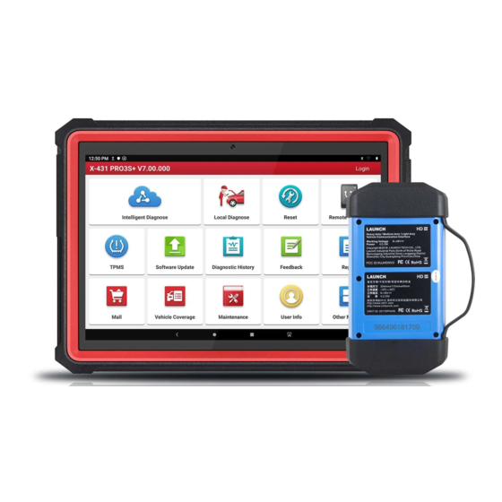 Launch X431 PRO3S+ V2.0 Troubleshooting