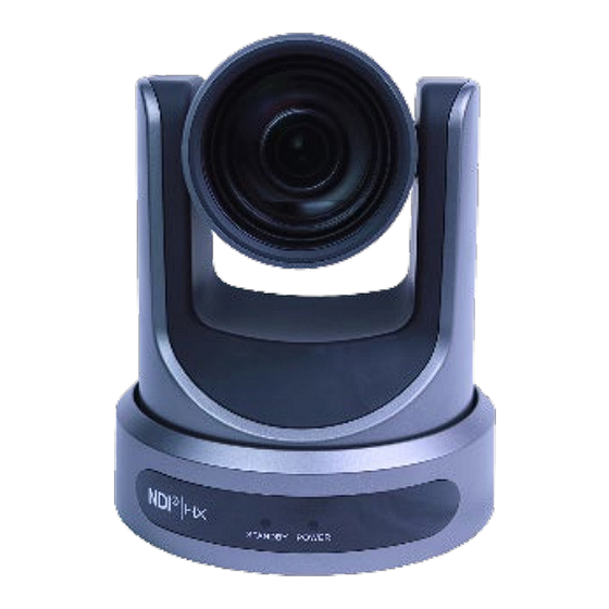 PTZOptics PT20X-NDI-WH Manuals