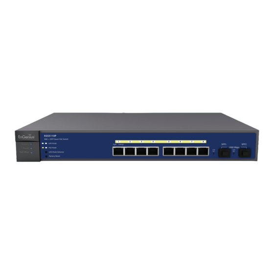 EnGenius EGS5110P 8-port gigabit PoE online Smart Switch