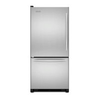 KitchenAid KBLS22KTSS - 21.9 Bottom-Freezer Refrigerator Use And Care Manual
