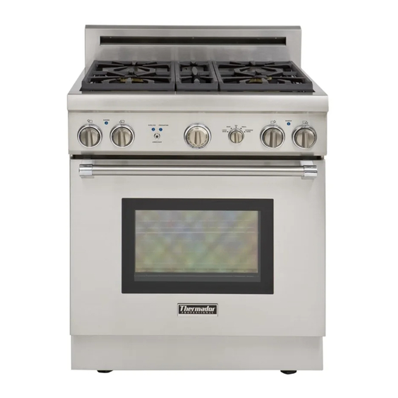 Thermador PRG304GH Installation Manual