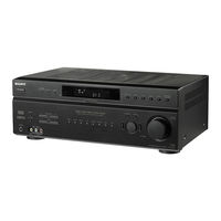 Sony STR-DV10 - Fm Stereo/fm-am Receiver Service Manual