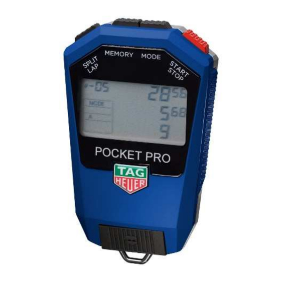 TAG Heuer Pocket Pro HL400-R User Manual