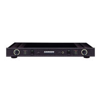Samson Power Amplifier Servo 550 Catalog