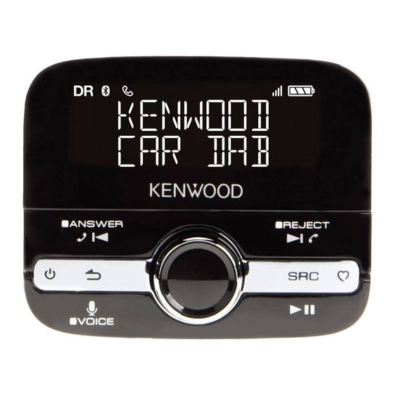 Kenwood KTC-500DAB Manual