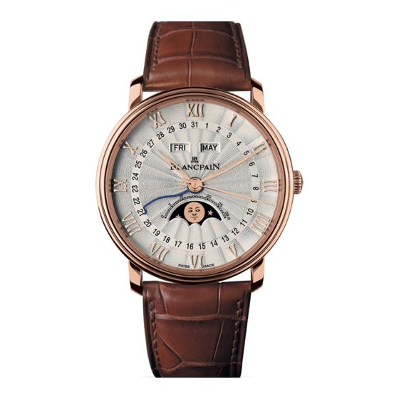 Blancpain 6664 Operating Instructions