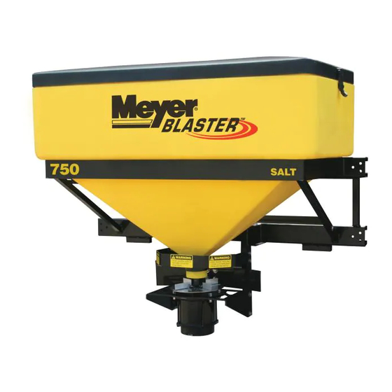 Meyer Blaster 350 Series Operation And Maintenance Manual