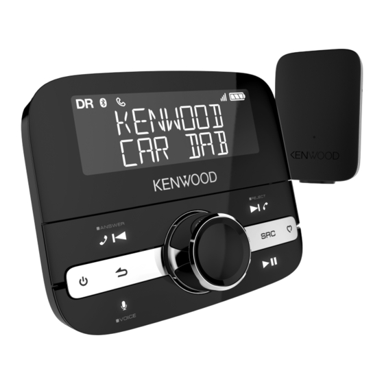 Kenwood KTC-500DAB Manual