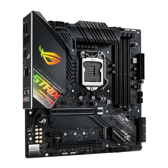 Asus ROG STRIX Z490-G GAMING WI-FI Manuals