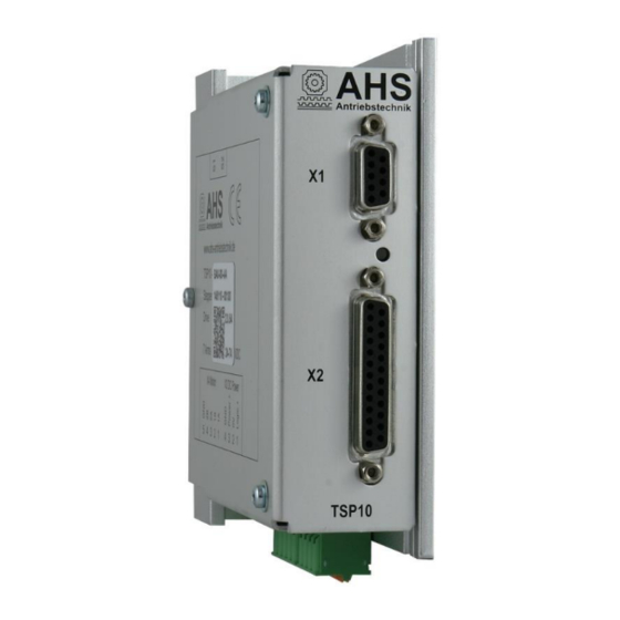 AHS Antriebstechnik 6410 Application Note