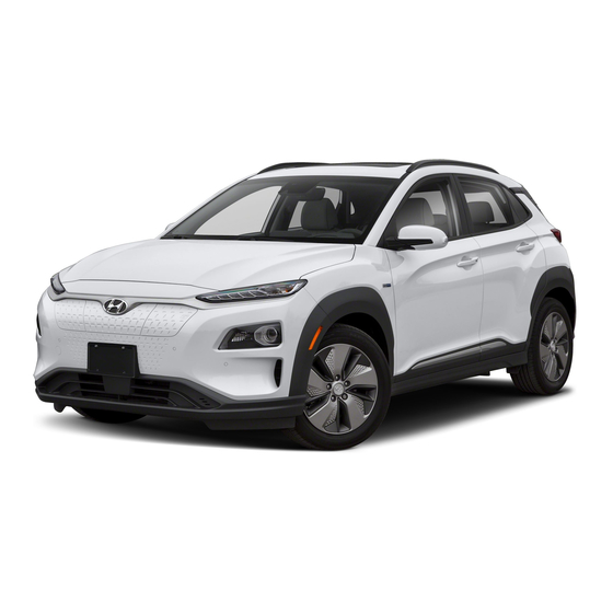 Hyundai Kona ev Getting Started Manual