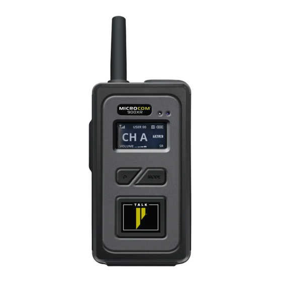 Pliant MICROCOM 900XR Quick Start Manual