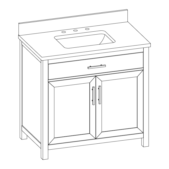 Home Decorators Collection BONHEUR HDPEV36V Assembly Instructions Manual