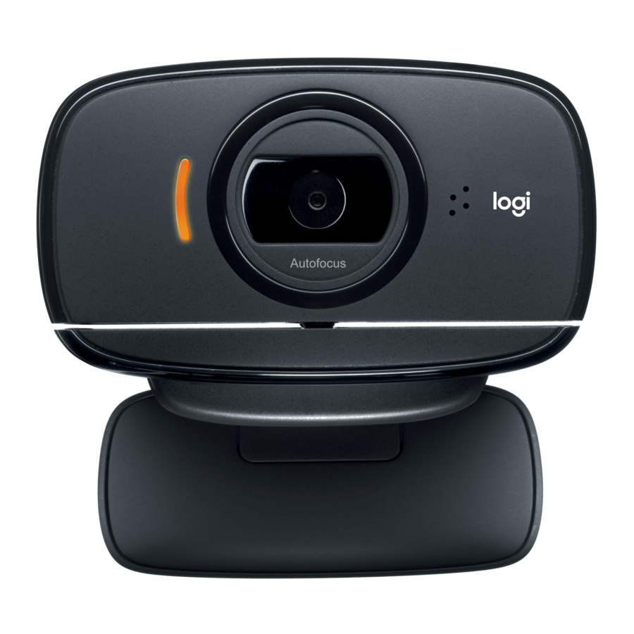 Logitech c525 - Portable HD 720p Video Webcam with Autofocus Quick Start Guide