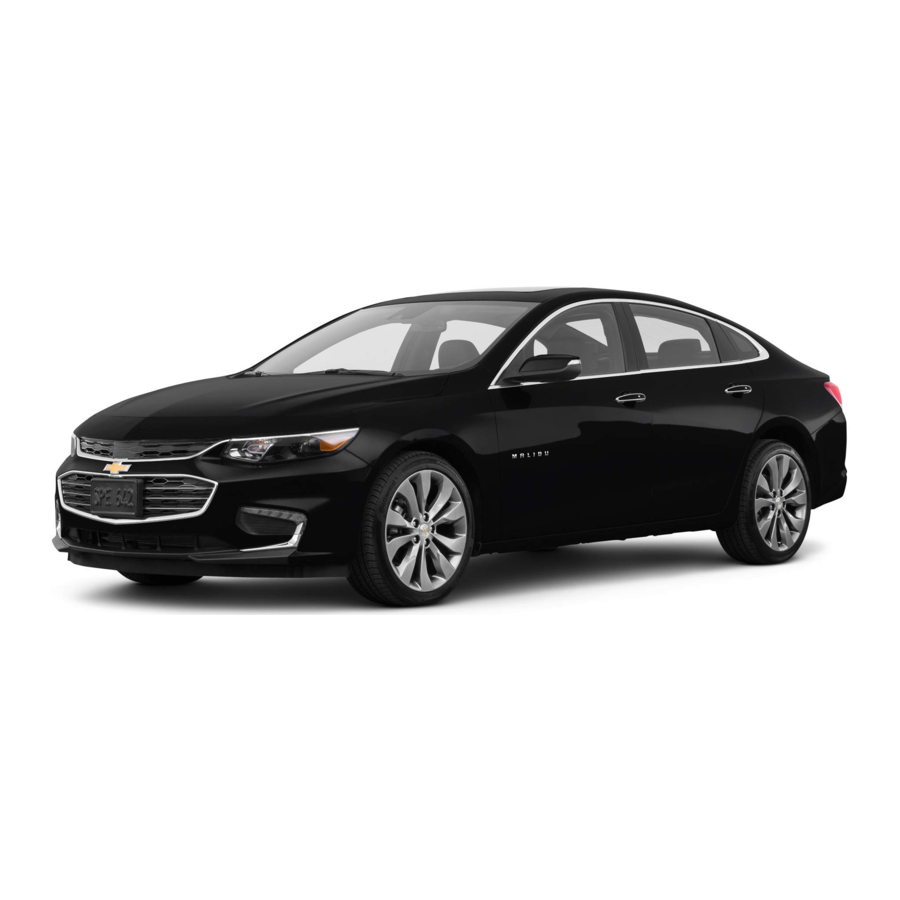 Chevrolet Malibu 2017 Manual