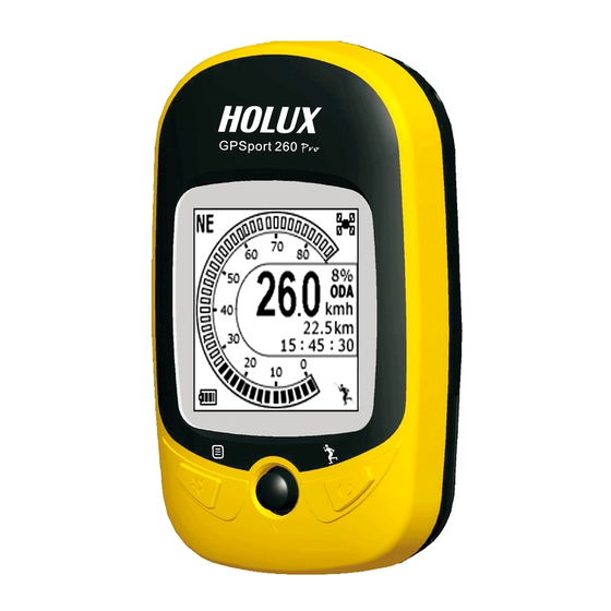 Holux GPSPORT 260 PRO Manual