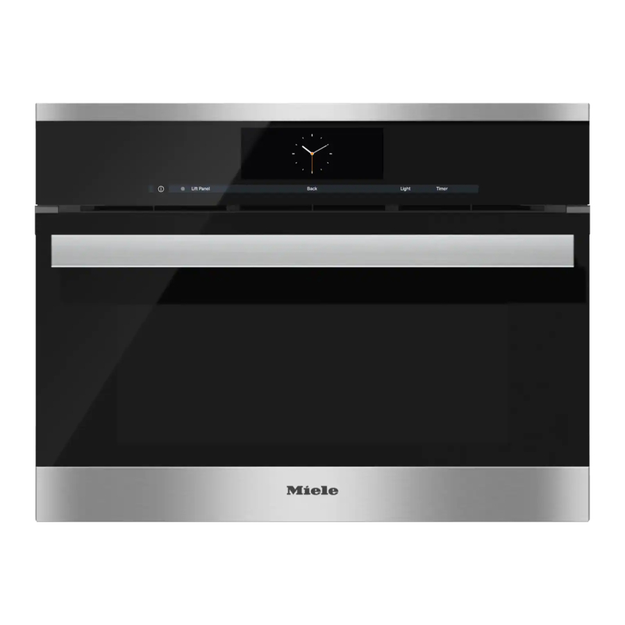Miele DGC 6805 Operating And Installation Instructions