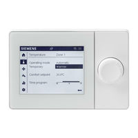 Siemens QAA74 Technical Manual