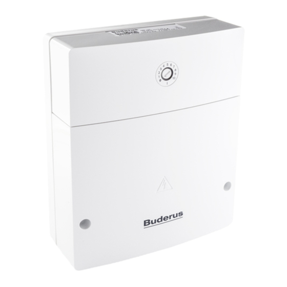 Buderus EM100 Installation Instructions For Skilled Labour