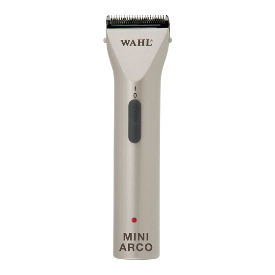 Wahl Mini Arco General Safety Instructions Intended Use
