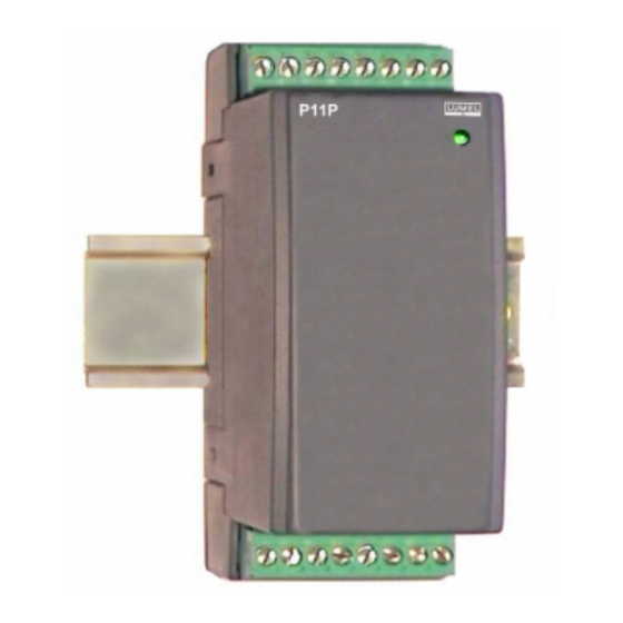 Lumel P11P Manuals