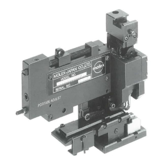 molex 57030-3000 Instruction For Operation Manual